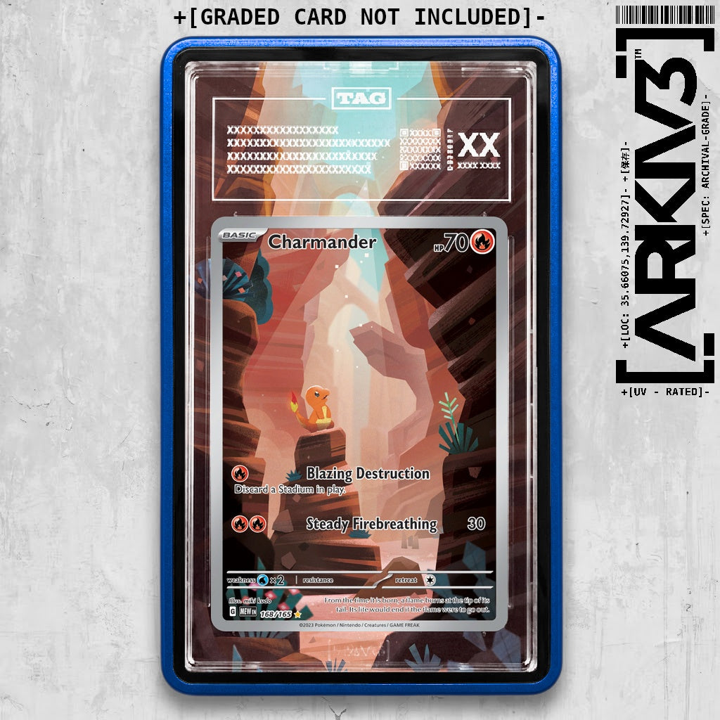 ARKIV3 TAG graded front - Blue
