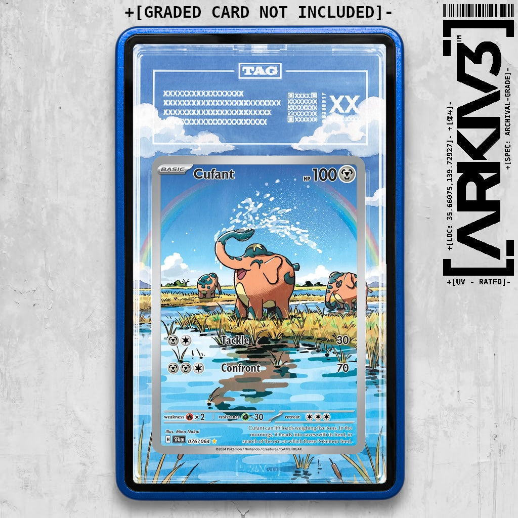 ARKIV3 TAG graded front - Blue