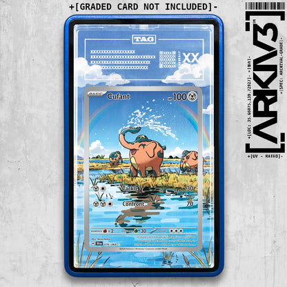 ARKIV3 TAG graded front - Blue