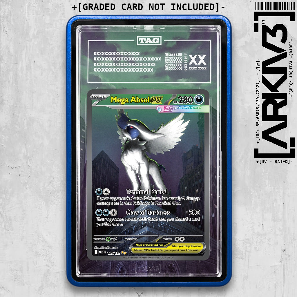 ARKIV3 TAG graded front - Blue
