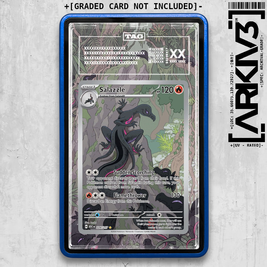 ARKIV3 TAG graded front - Blue