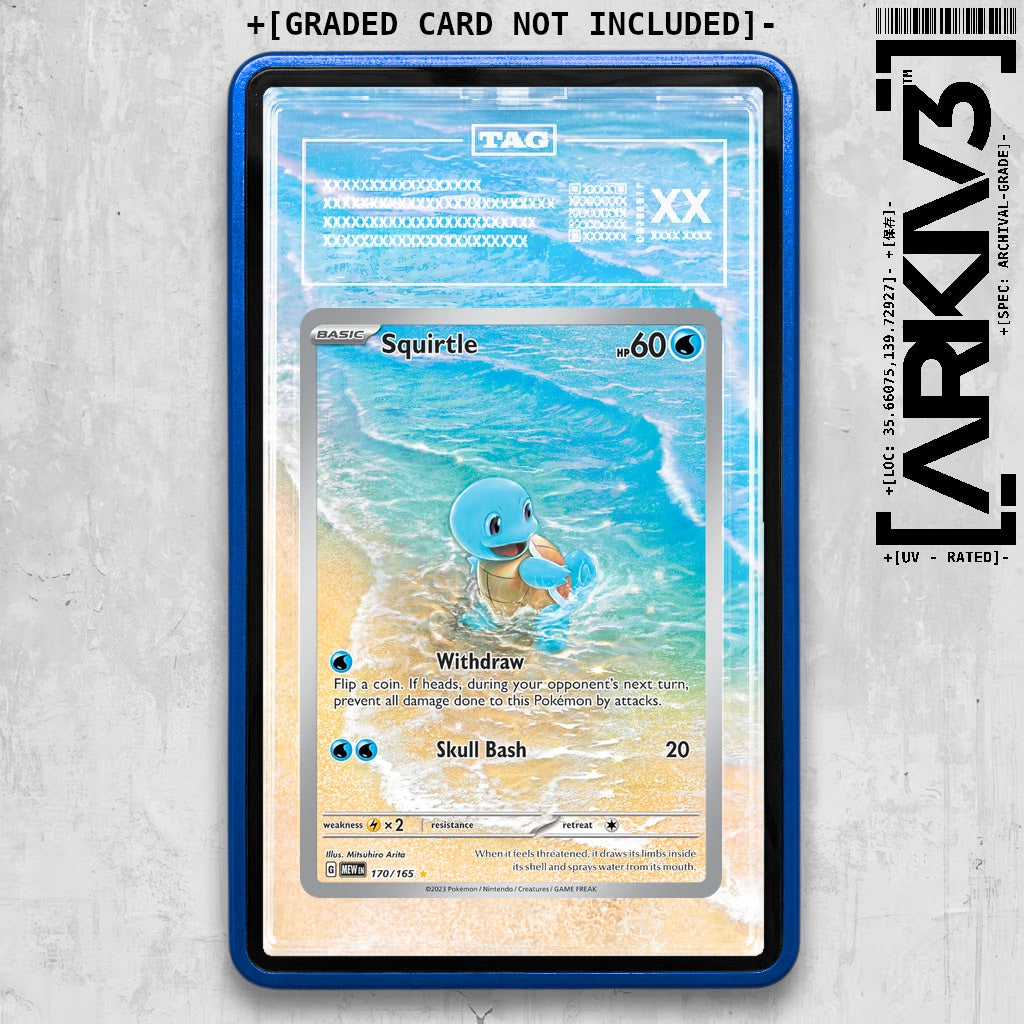 ARKIV3 TAG graded front - Blue