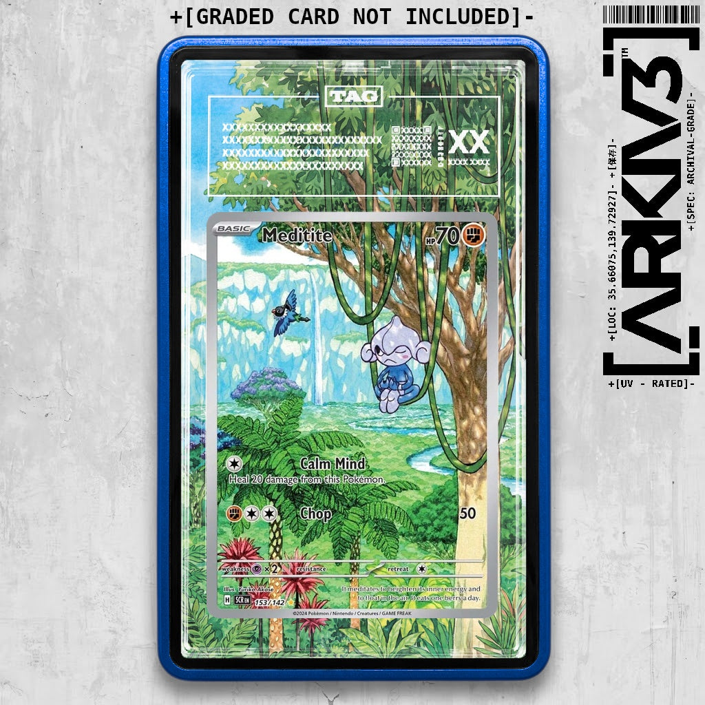 ARKIV3 TAG graded front - Blue