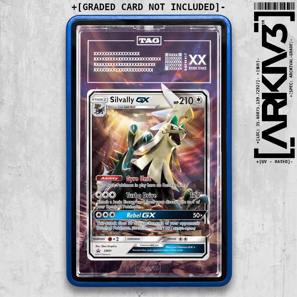 ARKIV3 TAG graded front - Blue