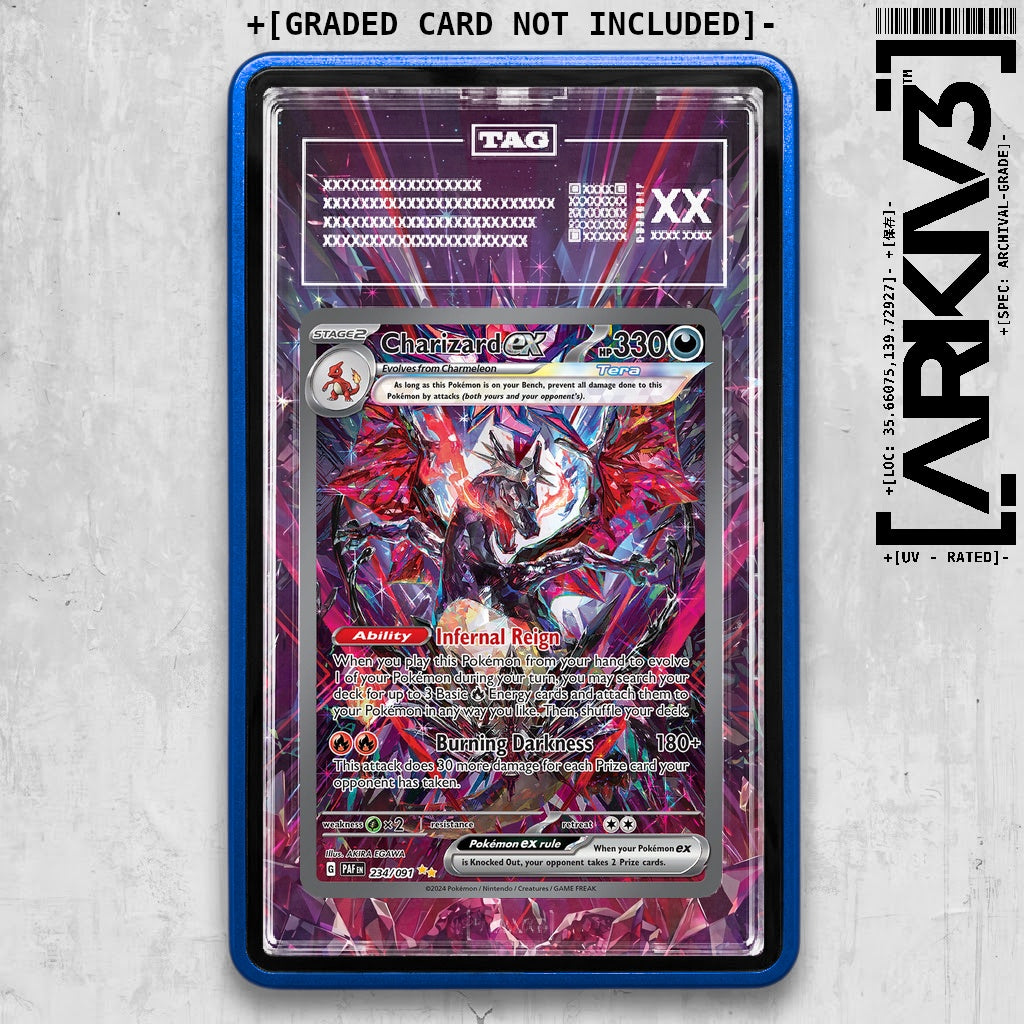 ARKIV3 TAG graded front - Blue