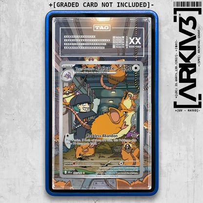 ARKIV3 TAG graded front - Blue