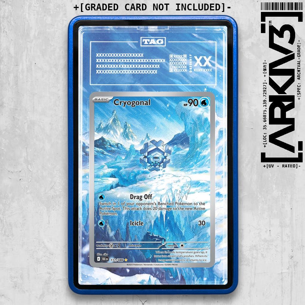 ARKIV3 TAG graded front - Blue
