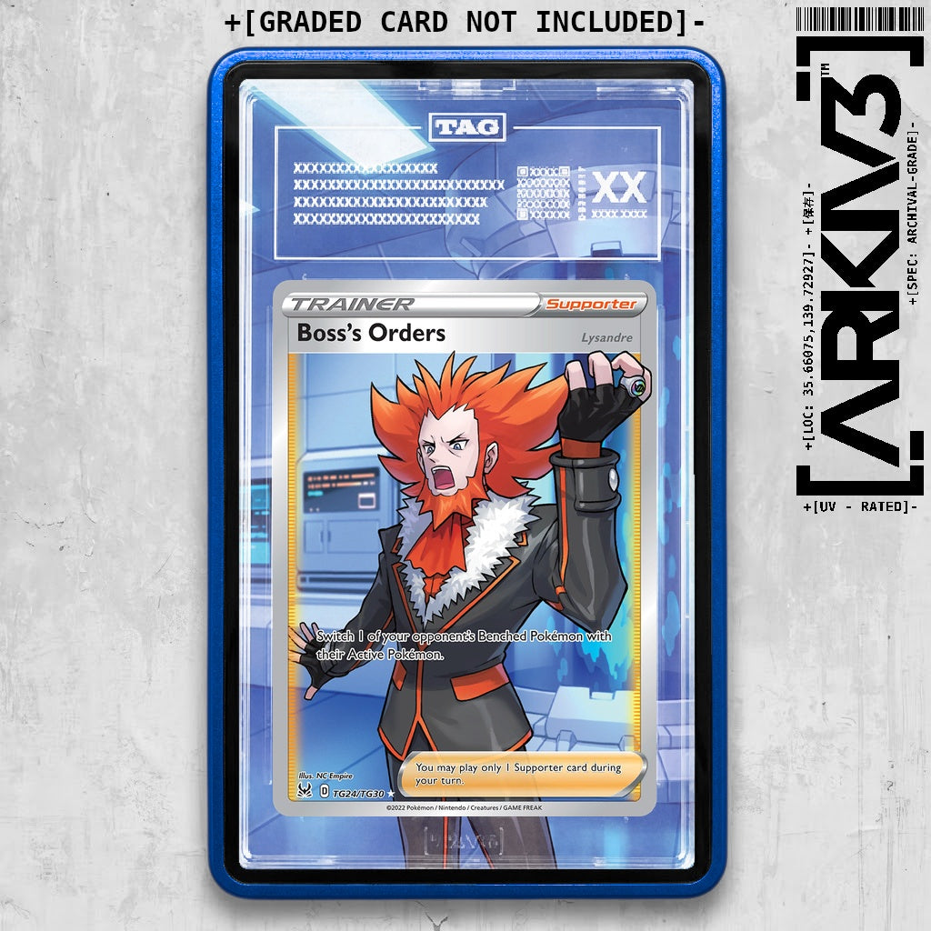 ARKIV3 TAG graded front - Blue