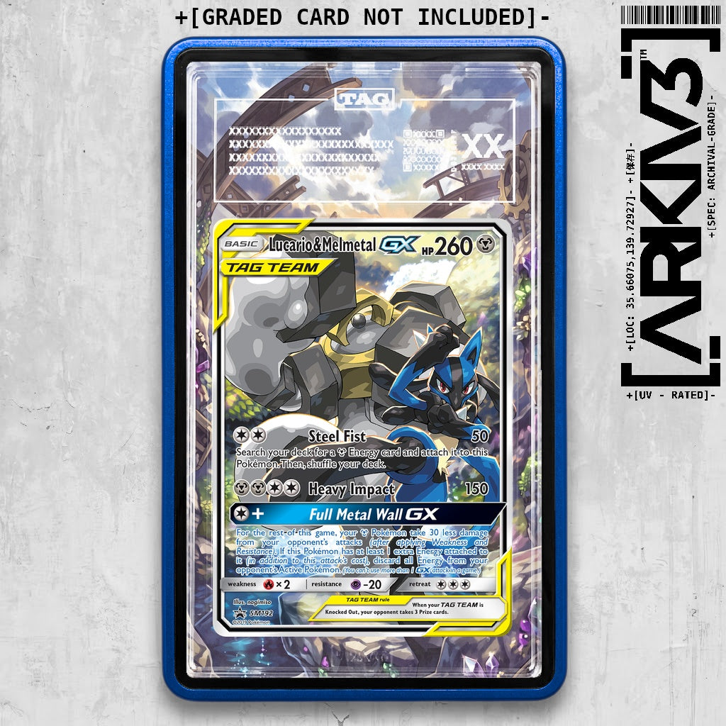 ARKIV3 TAG graded front - Blue