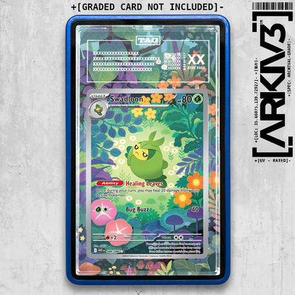 ARKIV3 TAG graded front - Blue