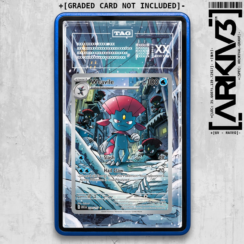 ARKIV3 TAG graded front - Blue