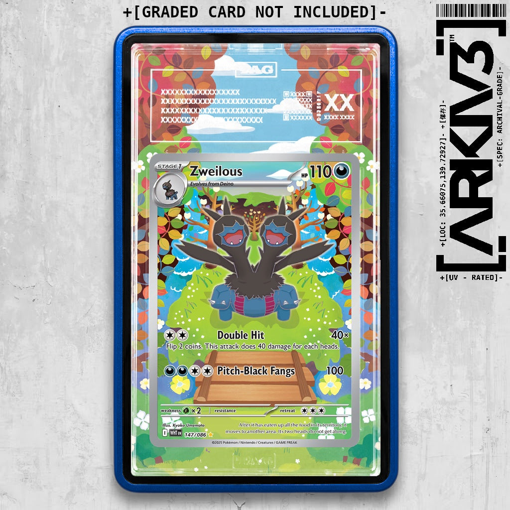 ARKIV3 TAG graded front - Blue