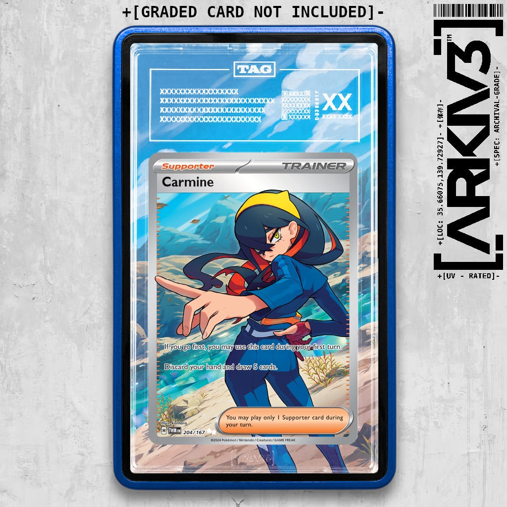 ARKIV3 TAG graded front - Blue