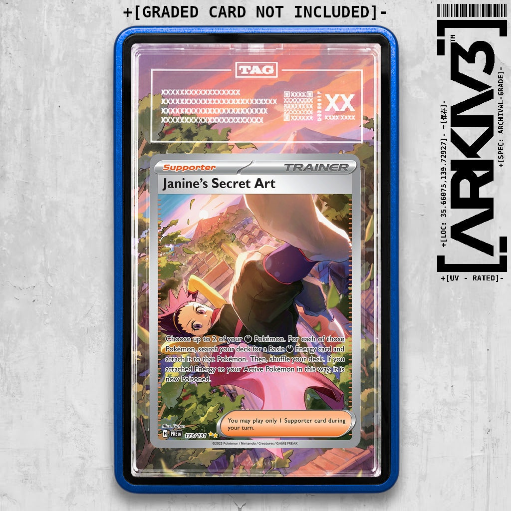 ARKIV3 TAG graded front - Blue