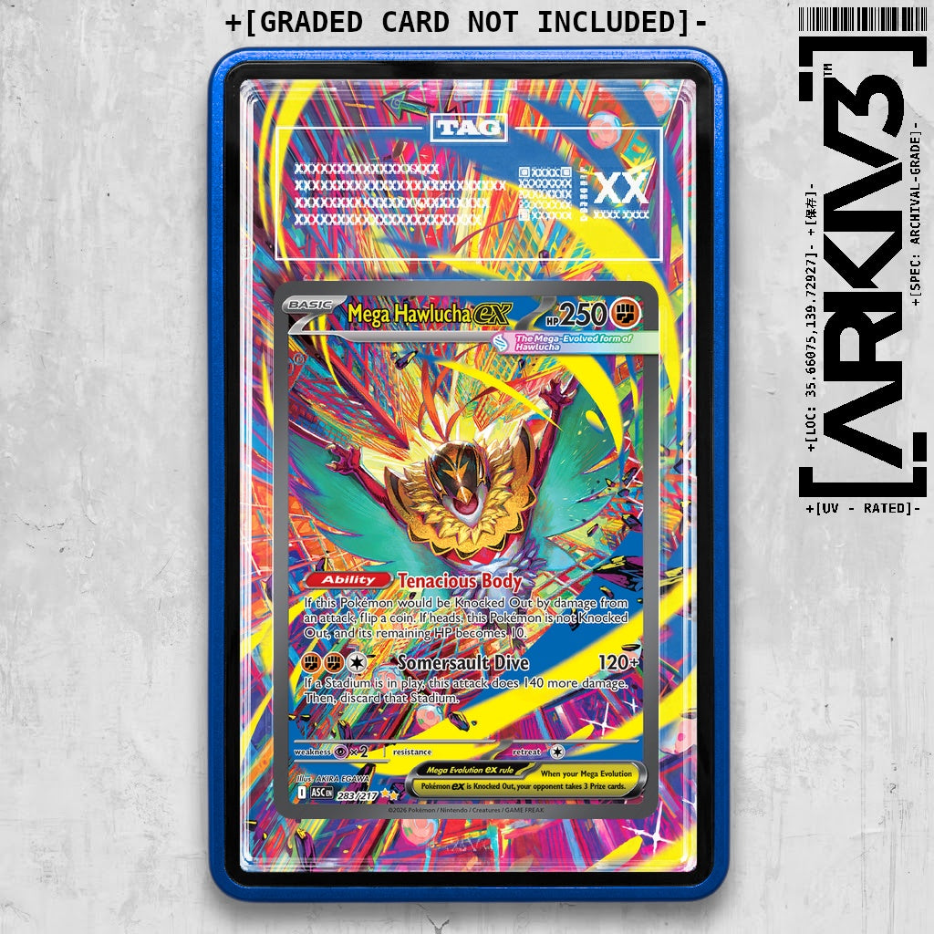ARKIV3 TAG graded front - Blue