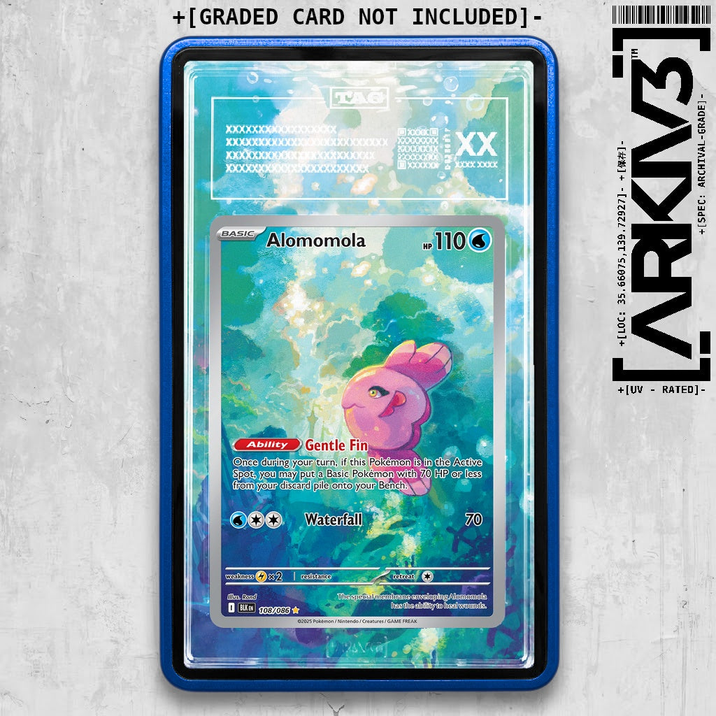 ARKIV3 TAG graded front - Blue