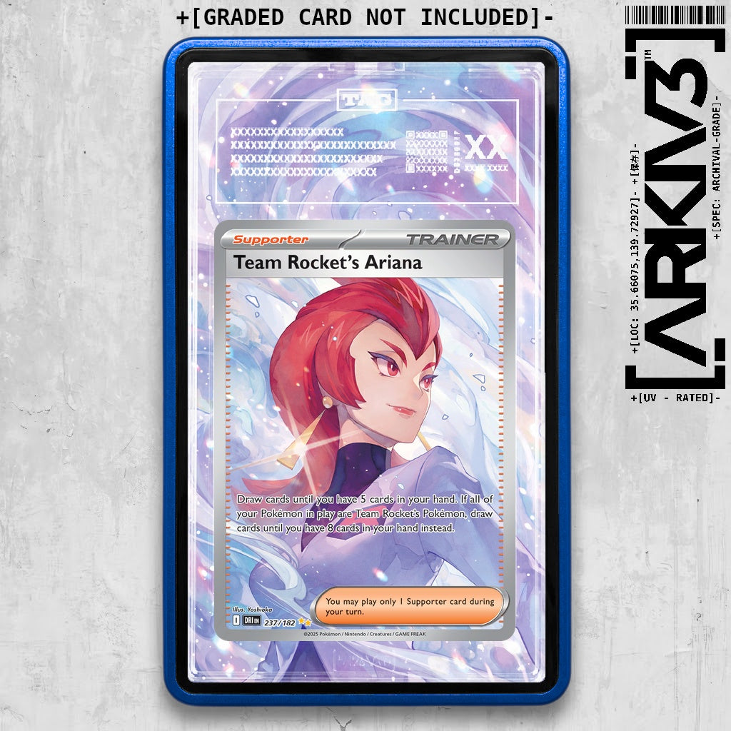 ARKIV3 TAG graded front - Blue