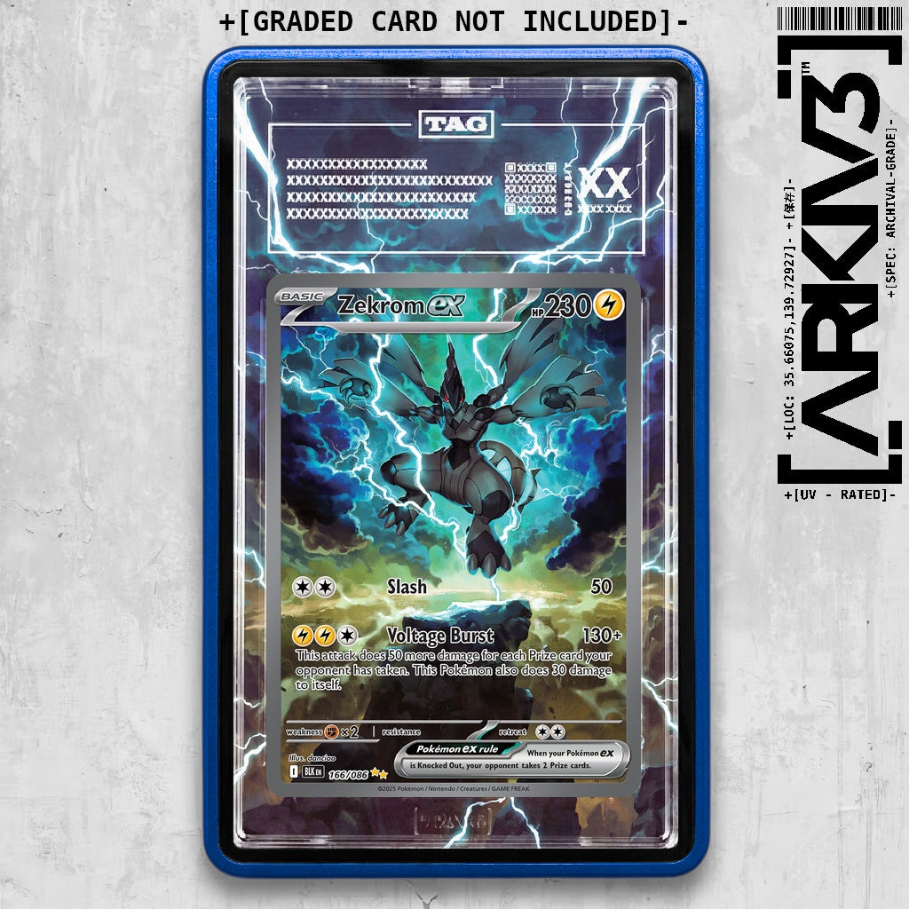 ARKIV3 TAG graded front - Blue