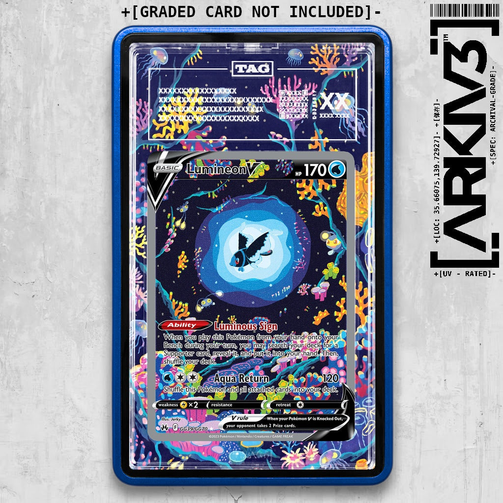 ARKIV3 TAG graded front - Blue