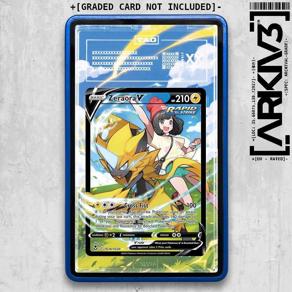 ARKIV3 TAG graded front - Blue