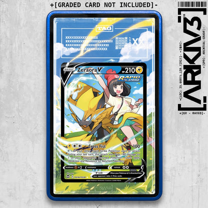 ARKIV3 TAG graded front - Blue