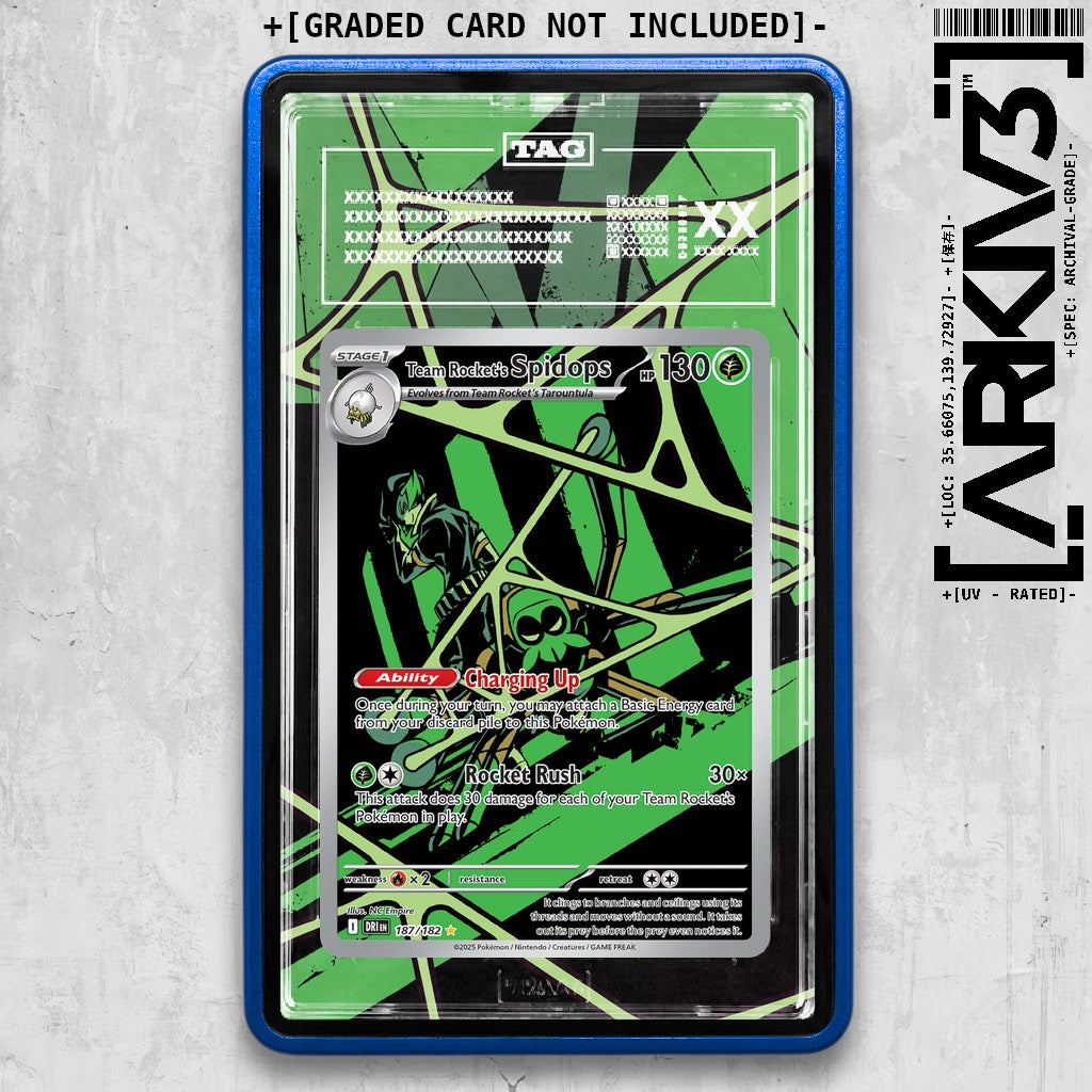 ARKIV3 TAG graded front - Blue