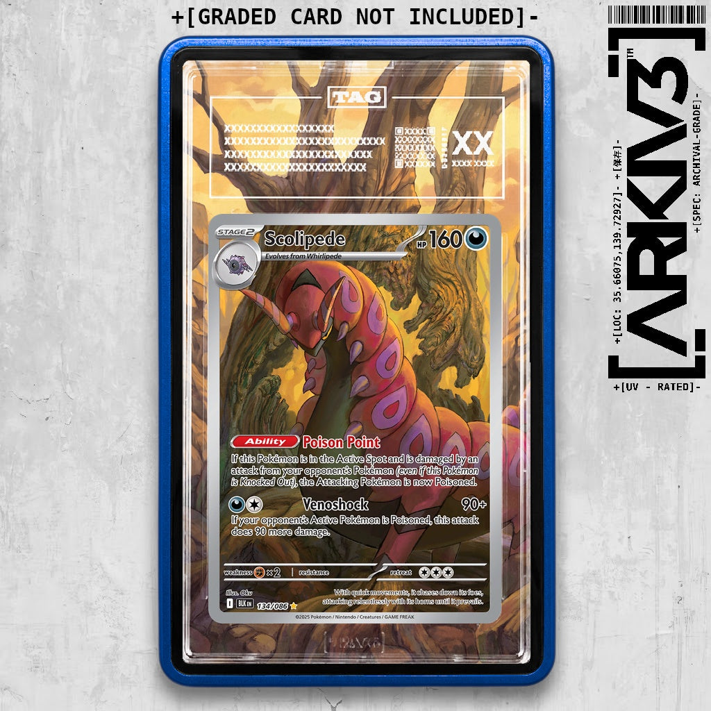 ARKIV3 TAG graded front - Blue