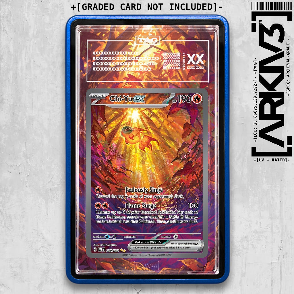 ARKIV3 TAG graded front - Blue
