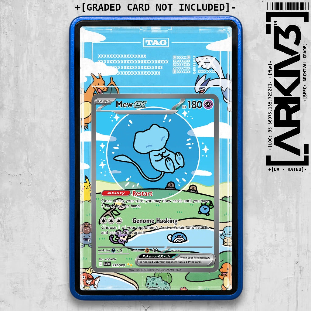 ARKIV3 TAG graded front - Blue