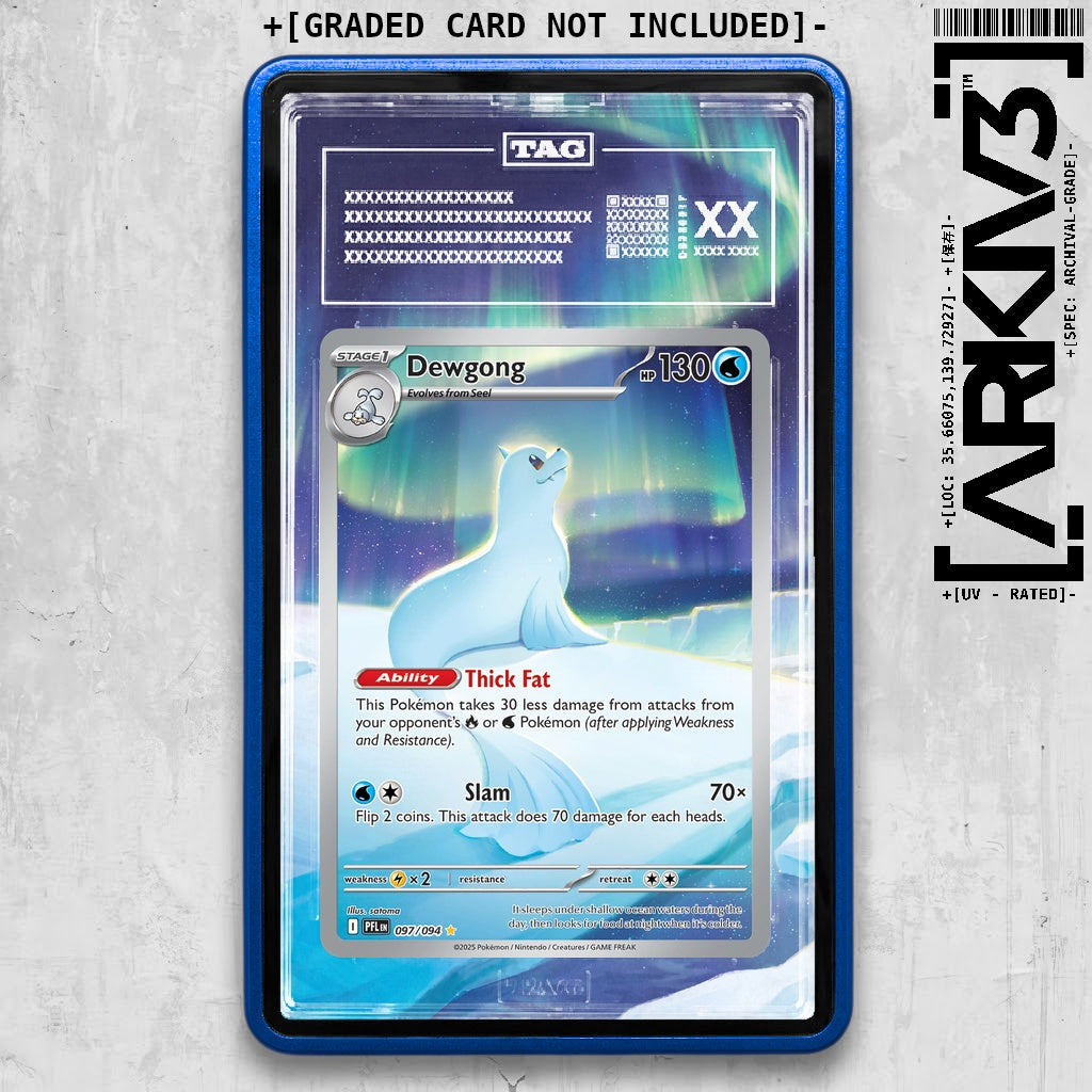 ARKIV3 TAG graded front - Blue