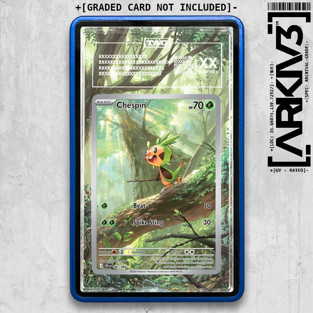 ARKIV3 TAG graded front - Blue