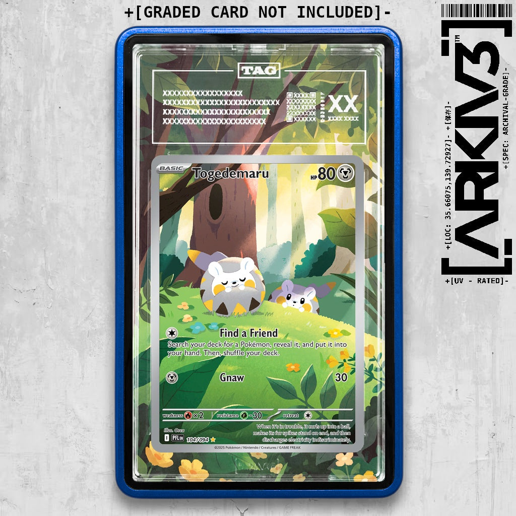 ARKIV3 TAG graded front - Blue