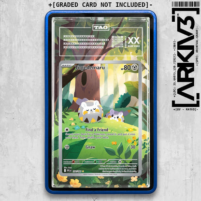 ARKIV3 TAG graded front - Blue