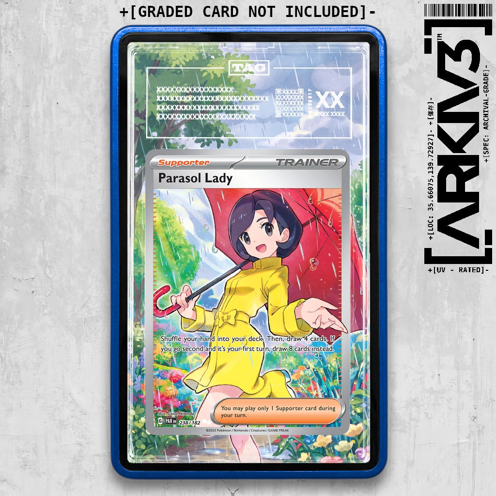 ARKIV3 TAG graded front - Blue