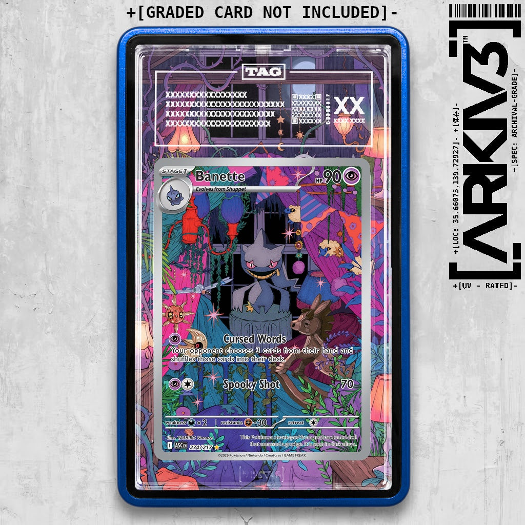 ARKIV3 TAG graded front - Blue
