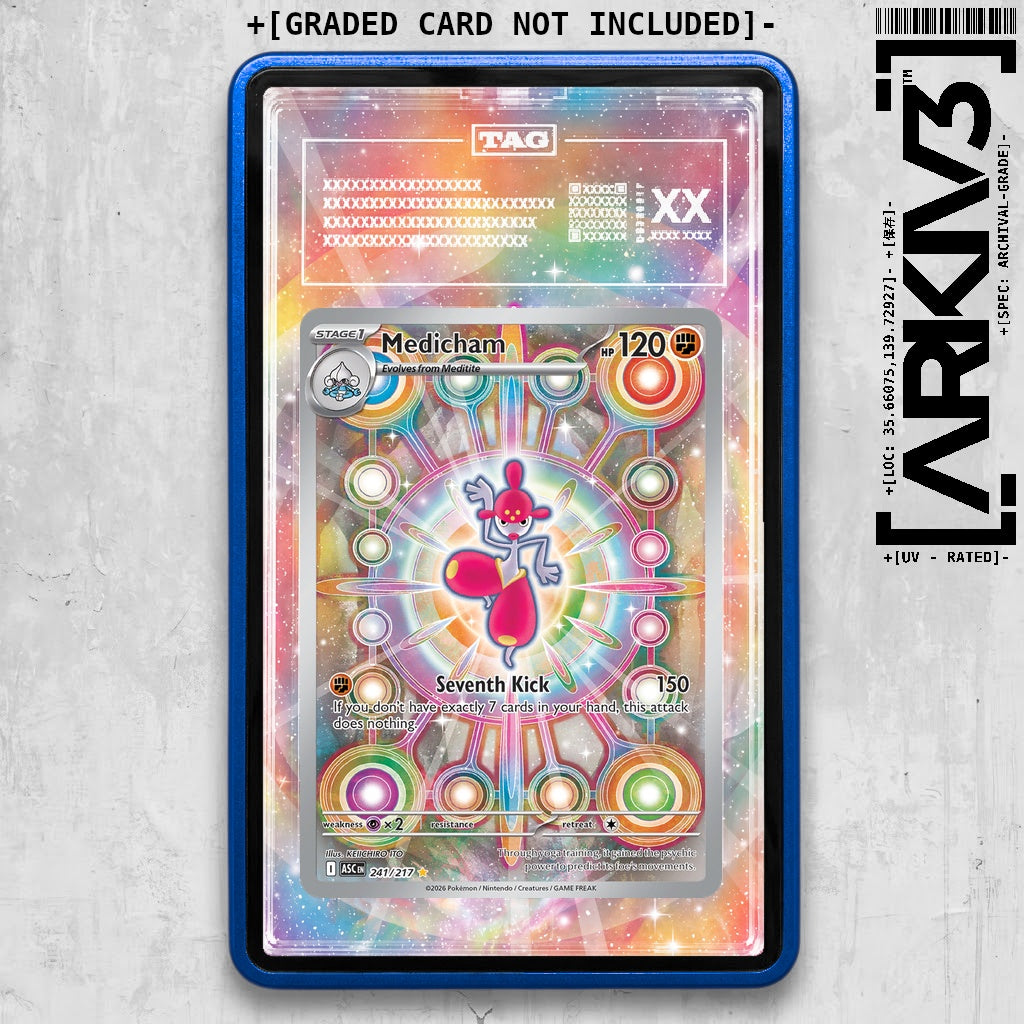 ARKIV3 TAG graded front - Blue