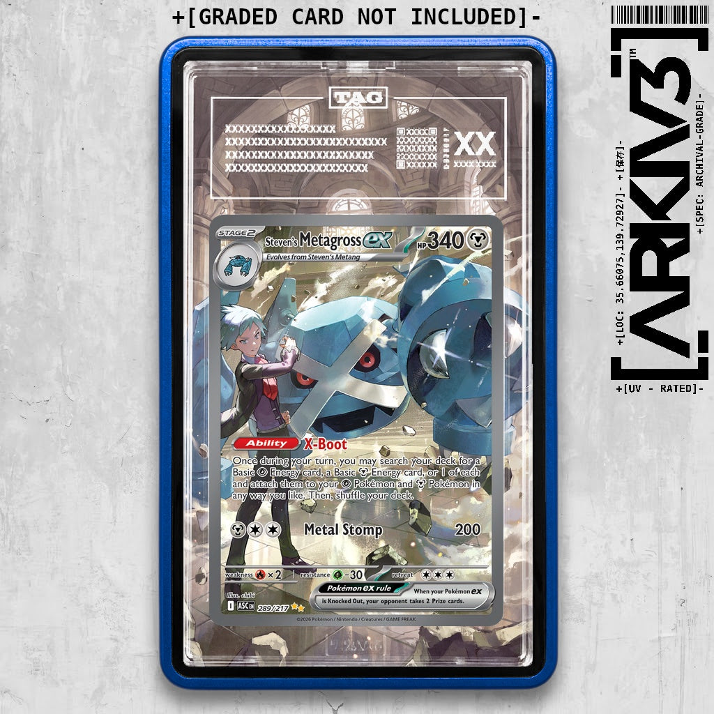 ARKIV3 TAG graded front - Blue