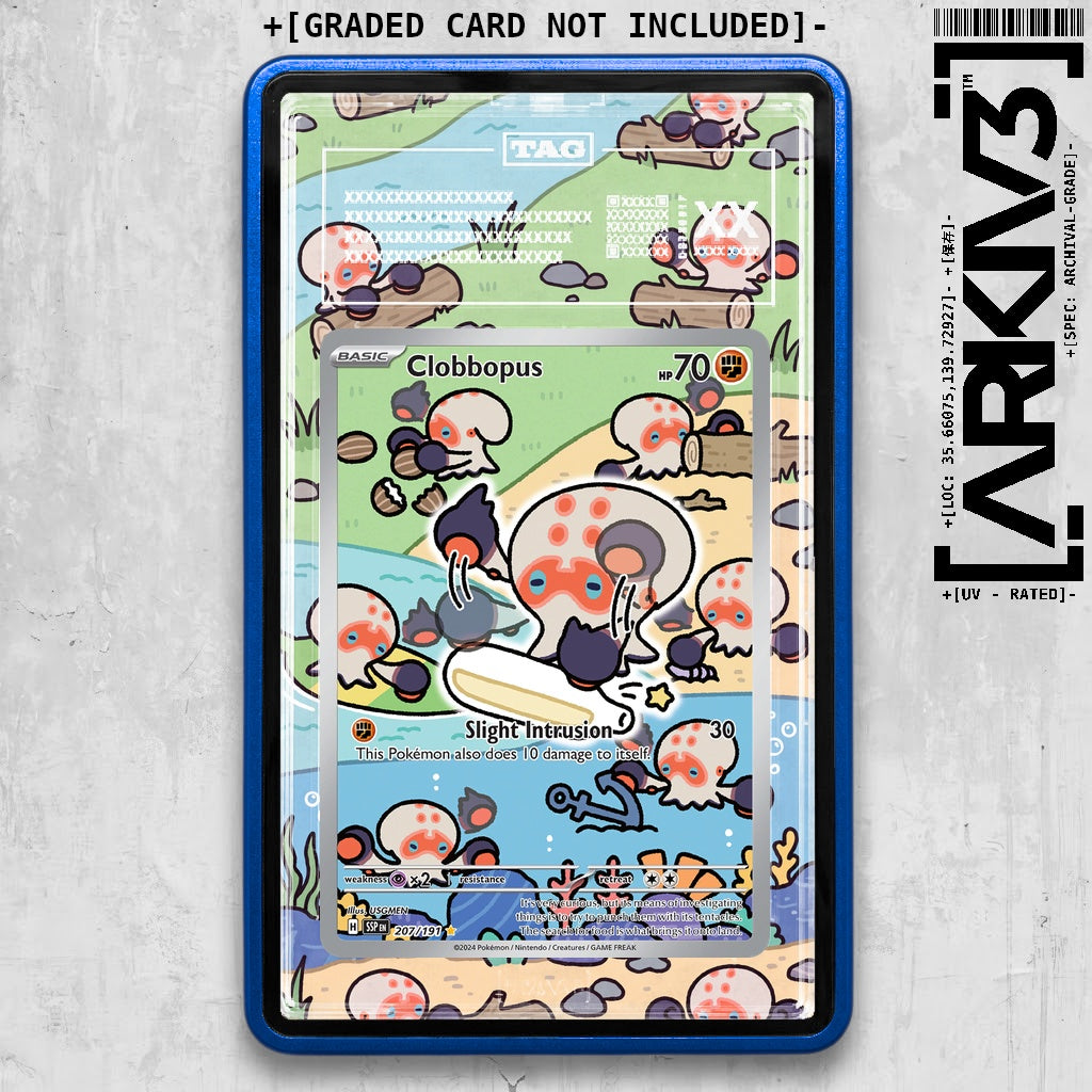 ARKIV3 TAG graded front - Blue