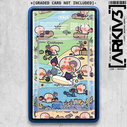 ARKIV3 TAG graded front - Blue