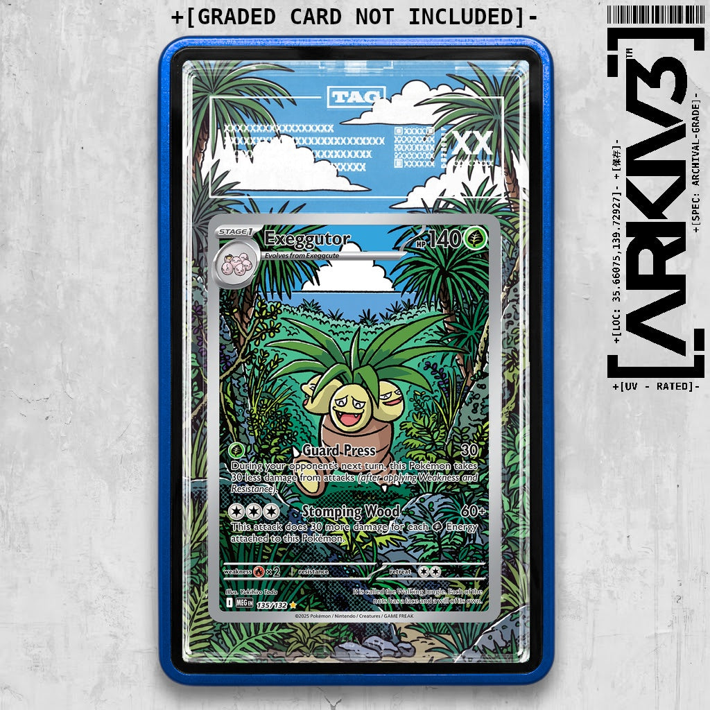 ARKIV3 TAG graded front - Blue