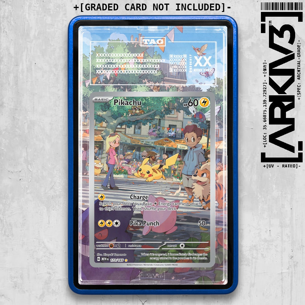 ARKIV3 TAG graded front - Blue