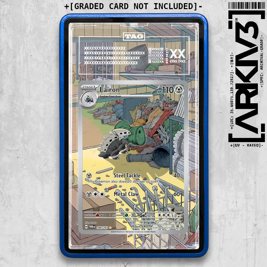ARKIV3 TAG graded front - Blue