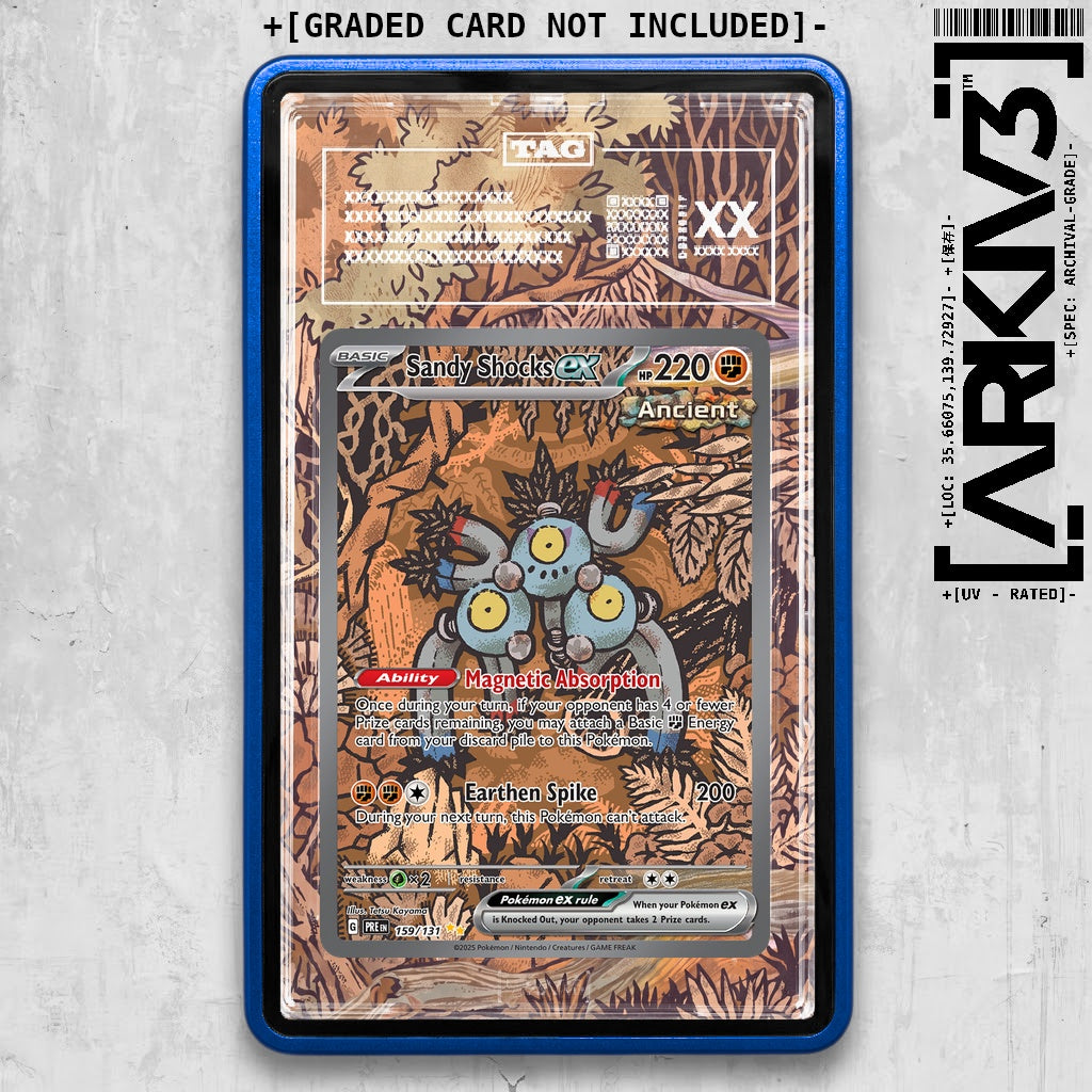 ARKIV3 TAG graded front - Blue