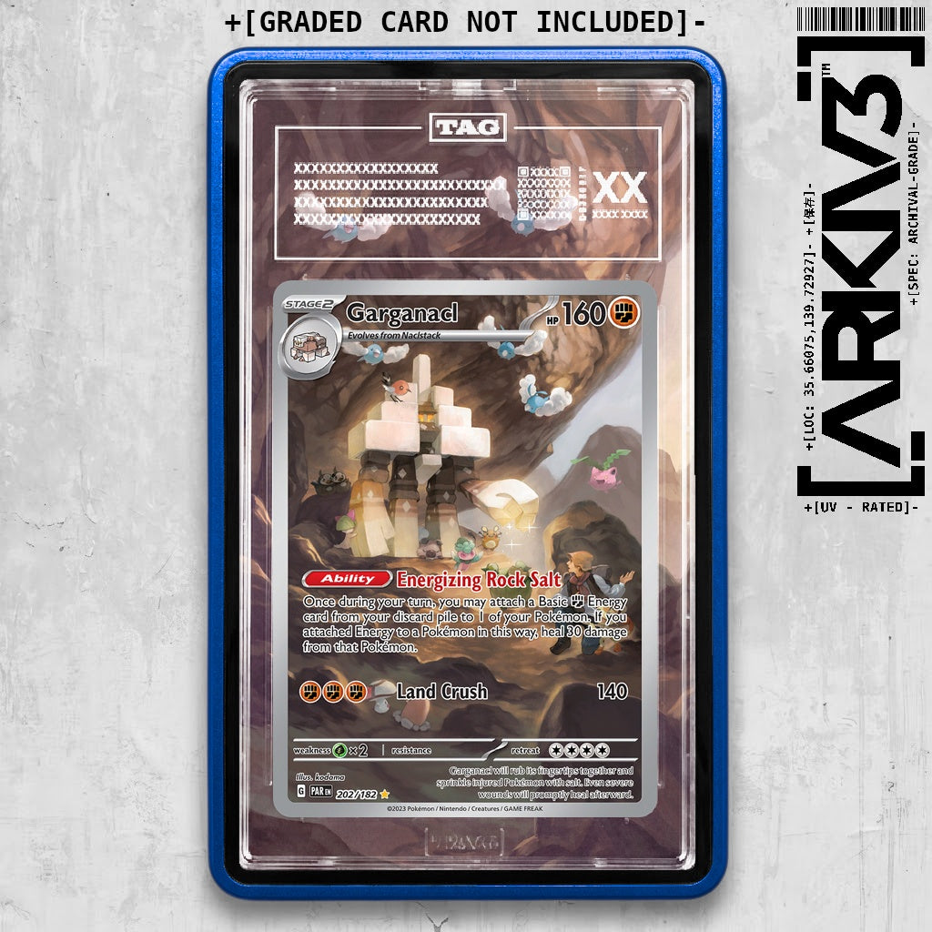 ARKIV3 TAG graded front - Blue