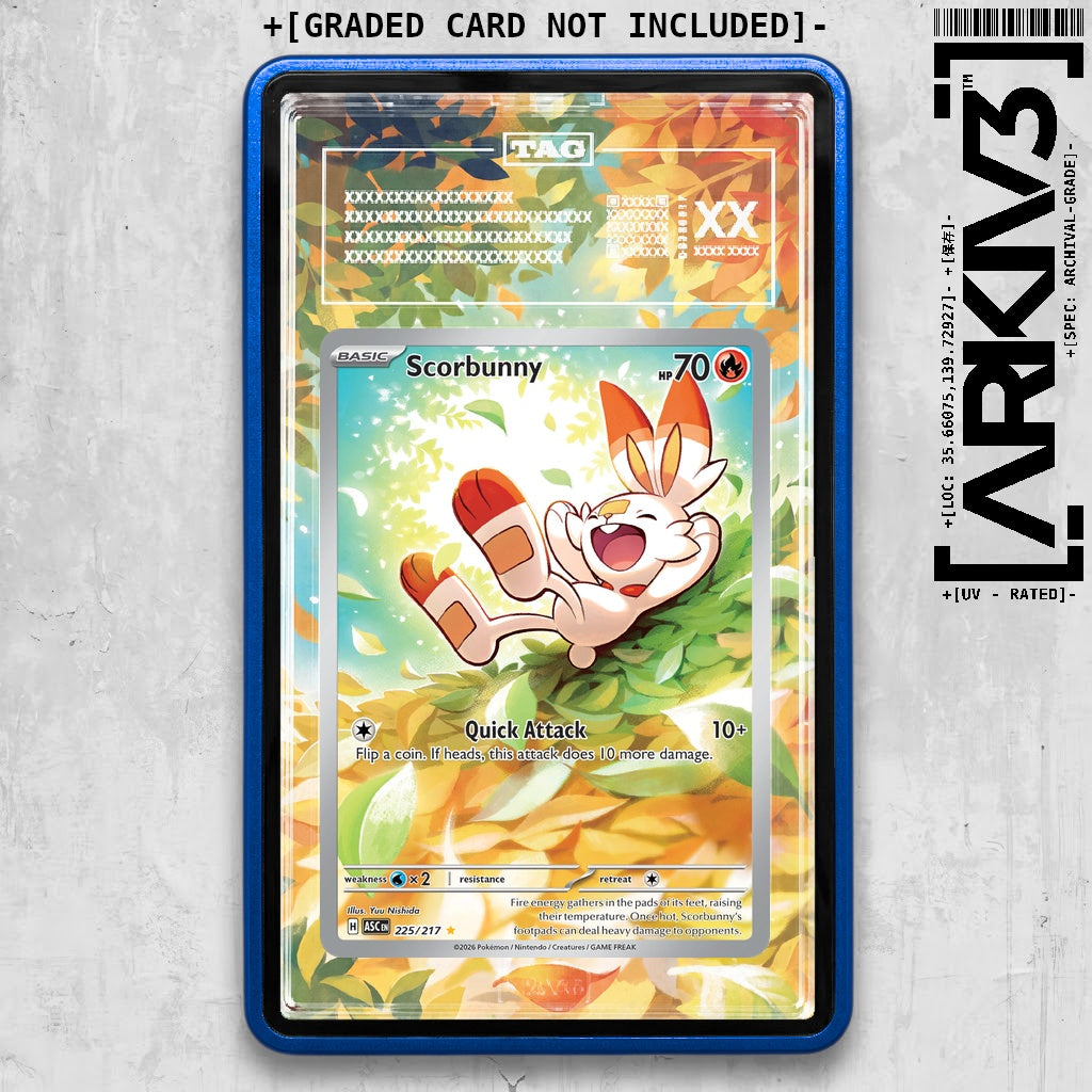 ARKIV3 TAG graded front - Blue