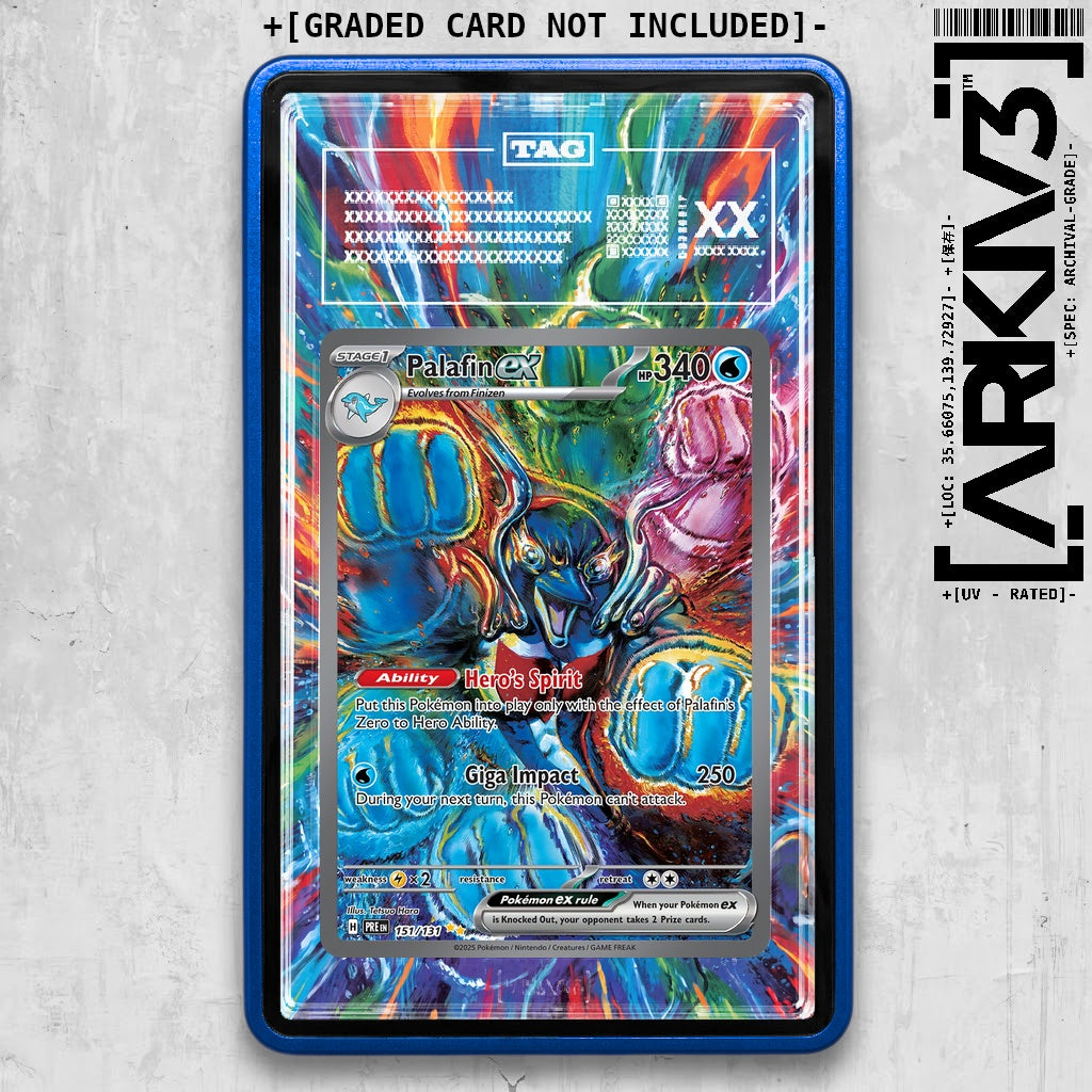 ARKIV3 TAG graded front - Blue
