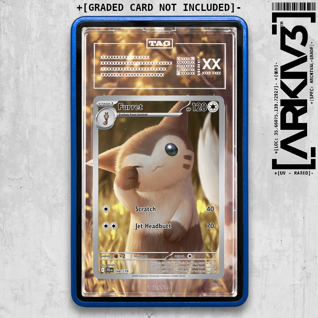 ARKIV3 TAG graded front - Blue