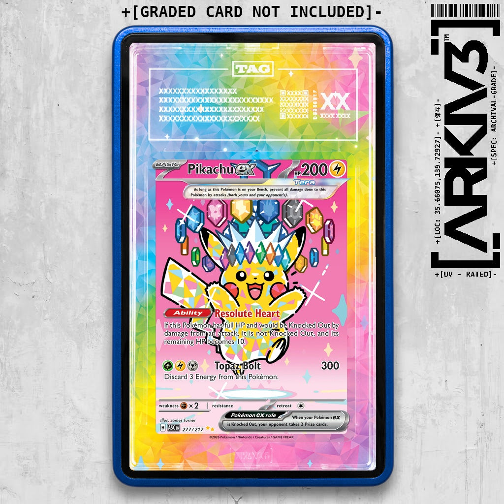 ARKIV3 TAG graded front - Blue
