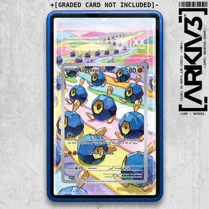 ARKIV3 TAG graded front - Blue