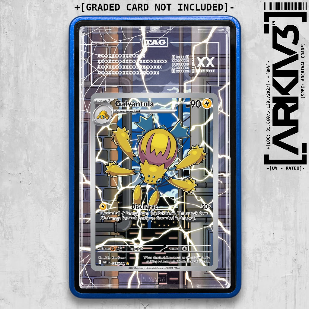 ARKIV3 TAG graded front - Blue